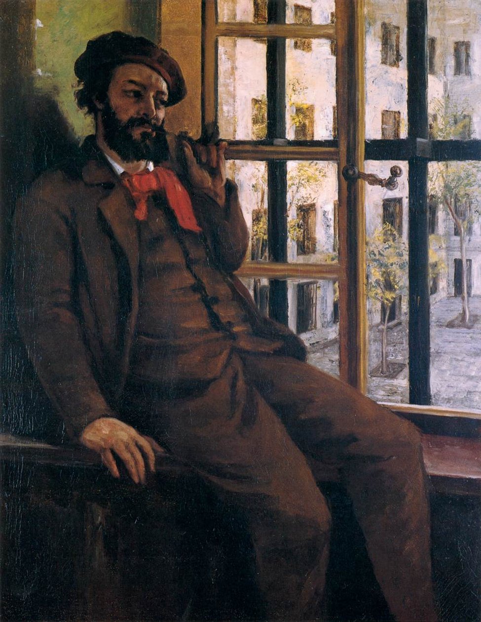 Auto-retrato em Sainte-Pélagie de Gustave Courbet