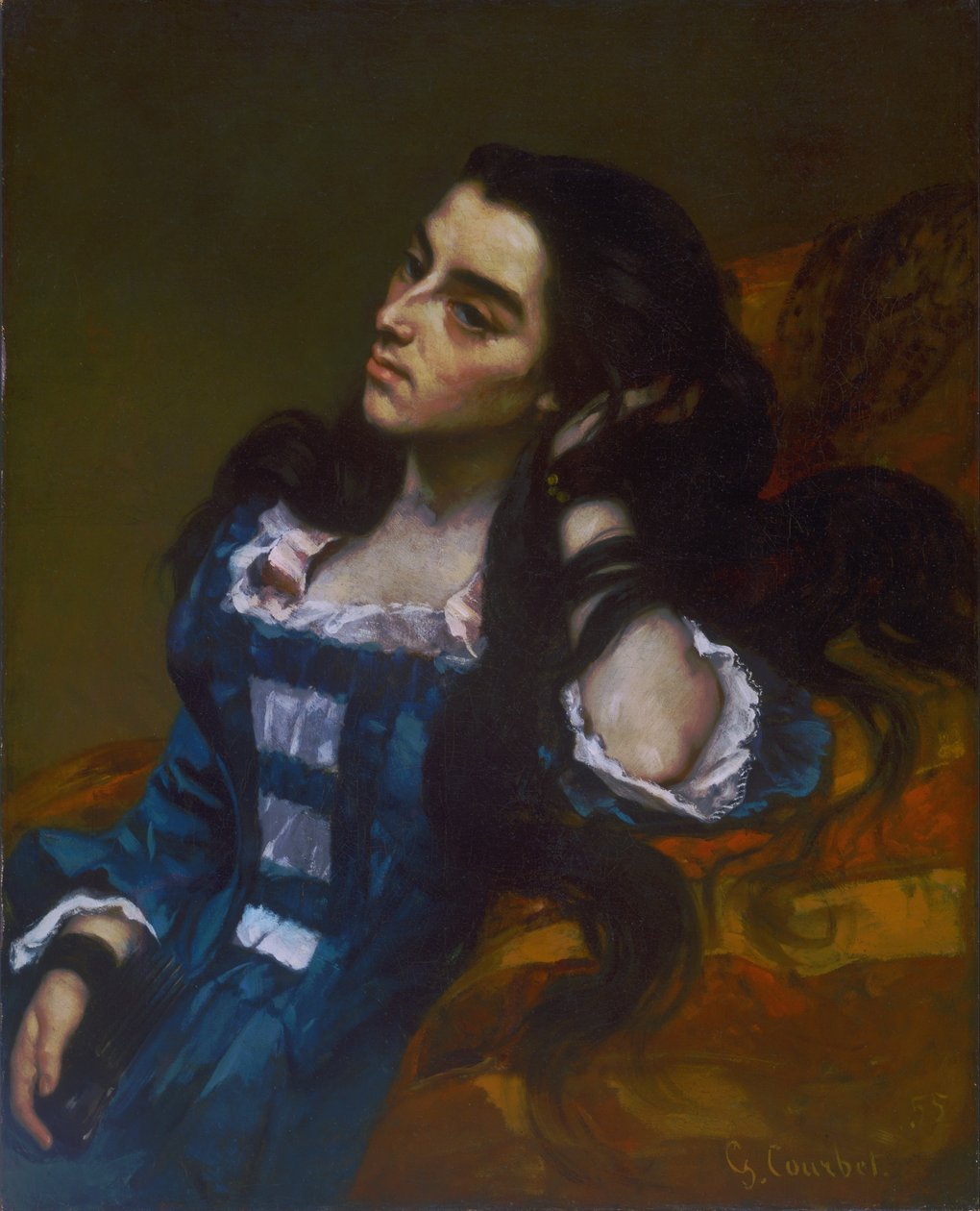 Mulher espanhola de Gustave Courbet