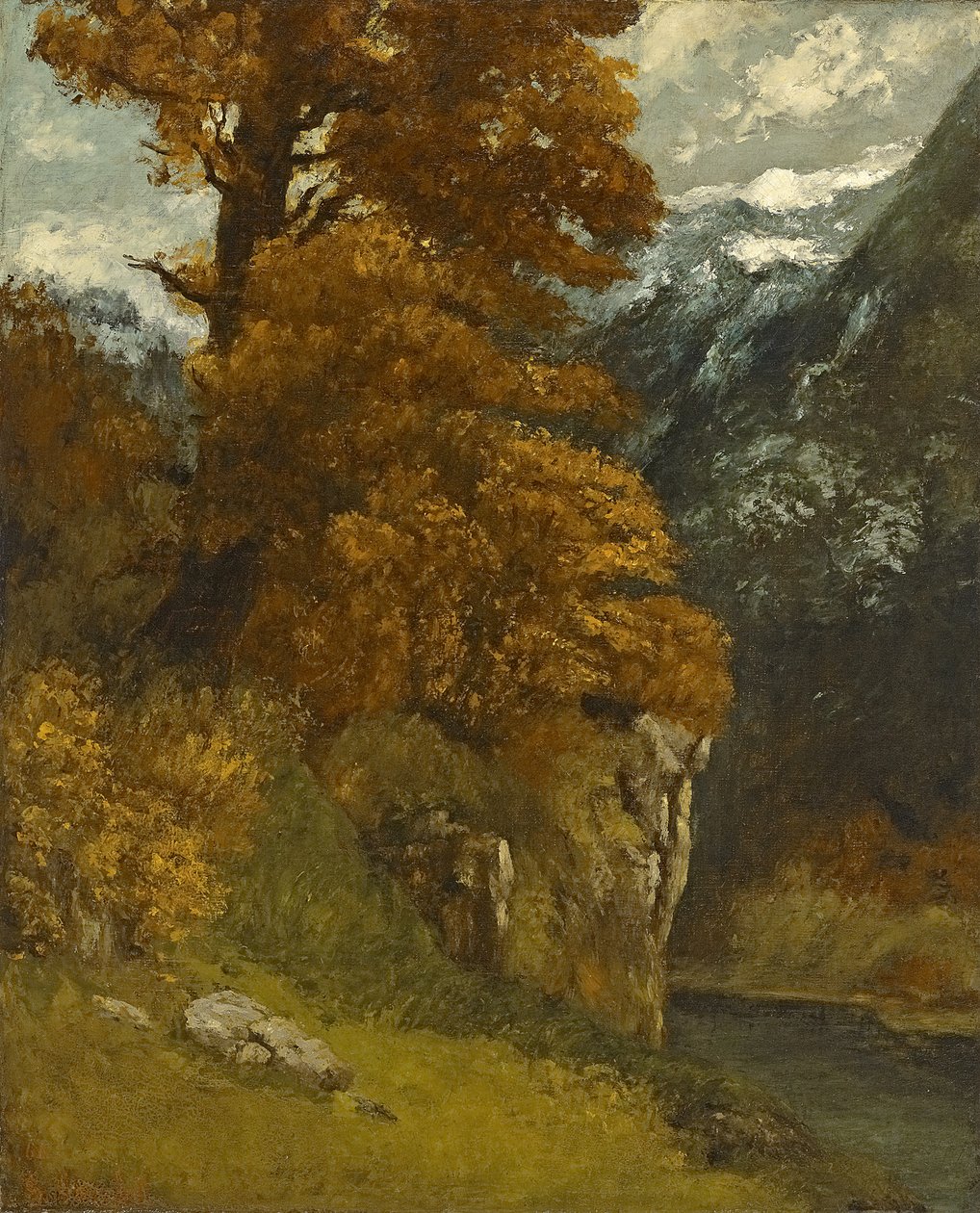 O Glen em Ornans, 1866 de Gustave Courbet