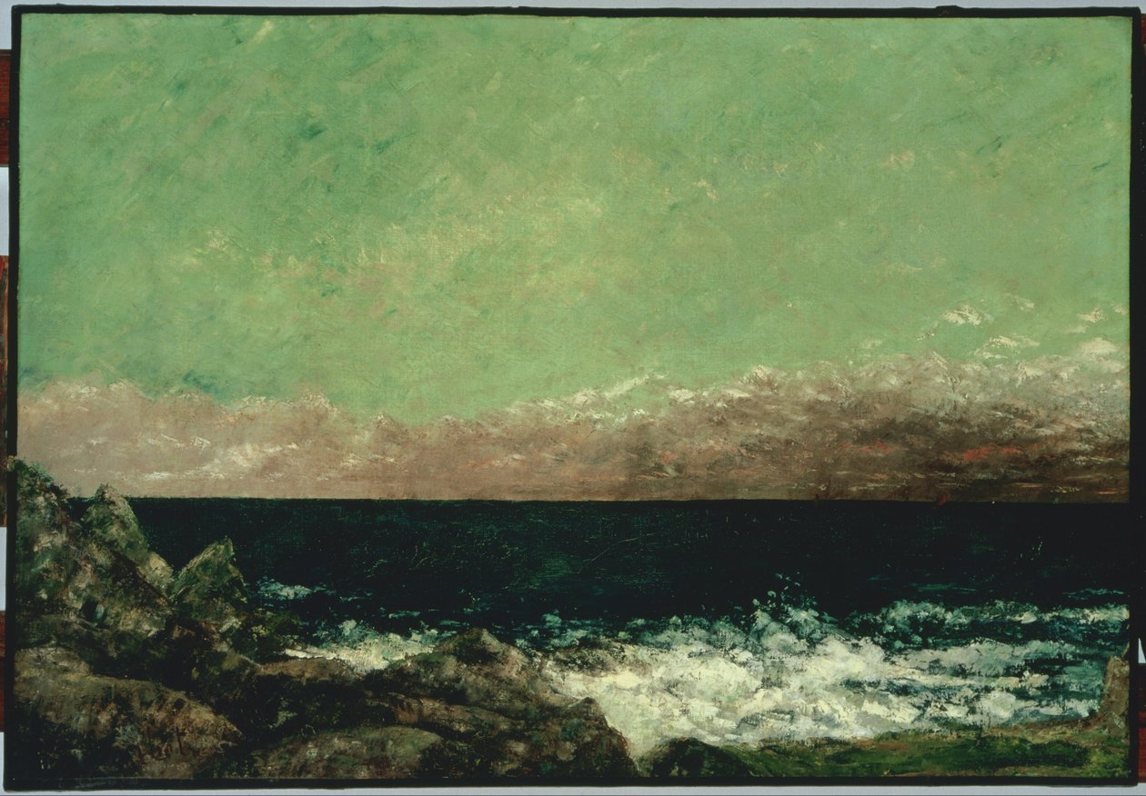 O Mediterrâneo de Gustave Courbet