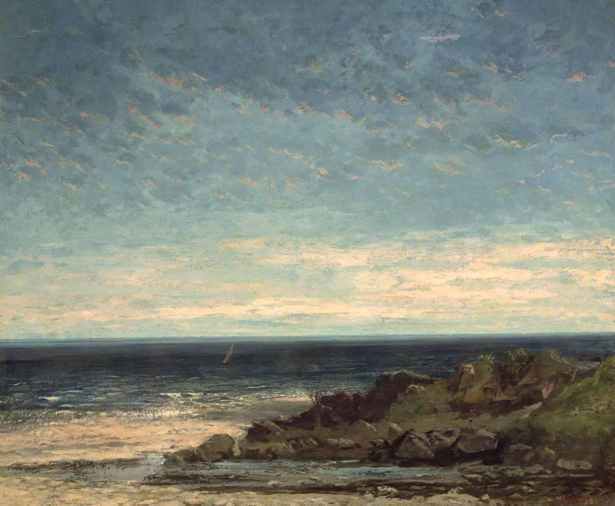 O mar de Gustave Courbet