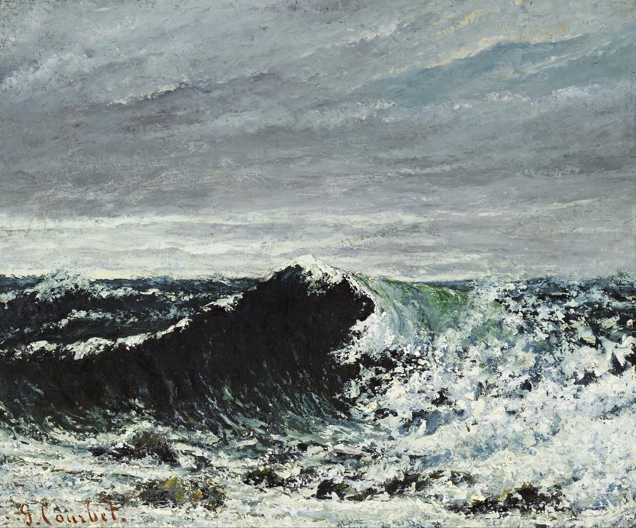 A onda de Gustave Courbet