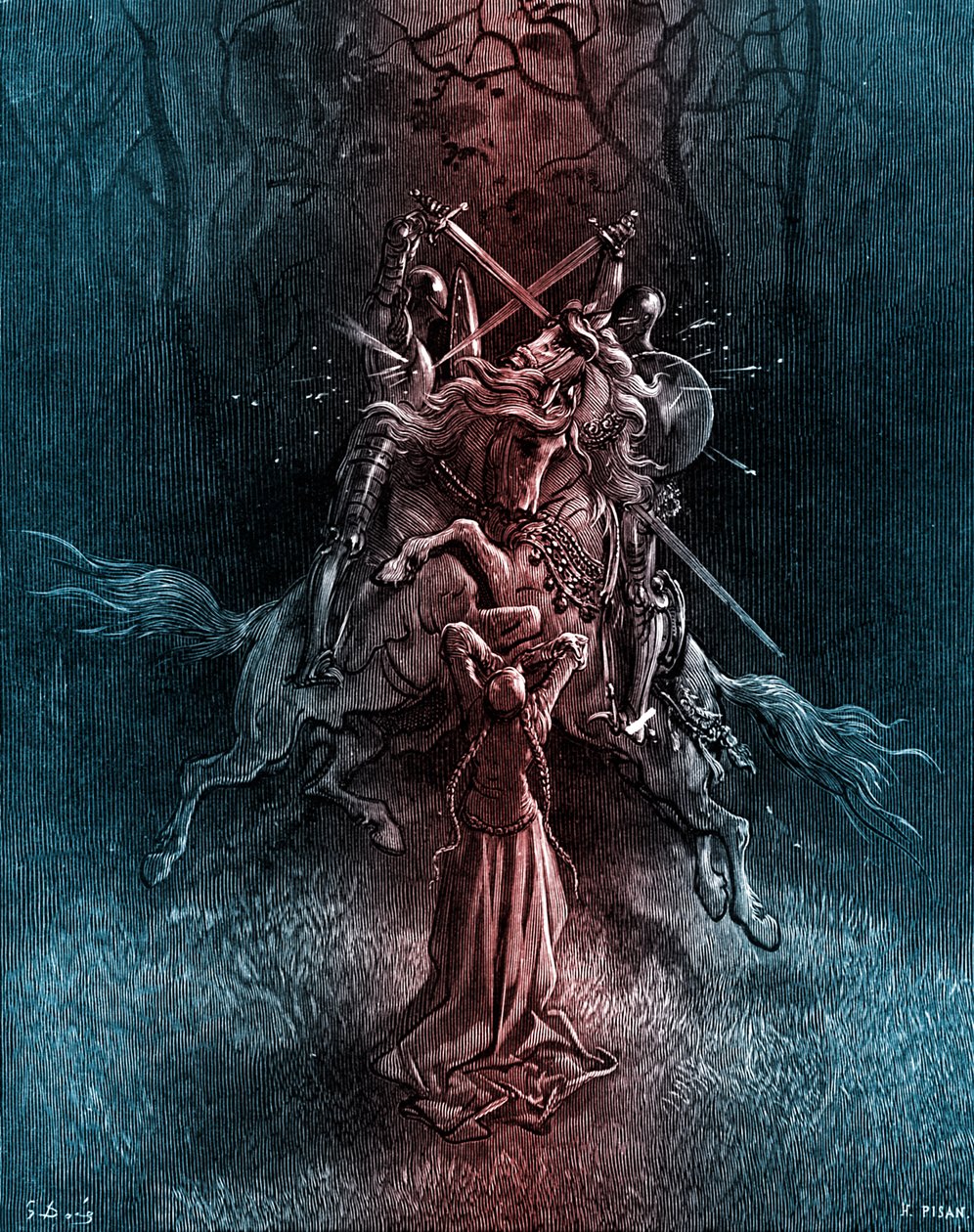 Orlando Furious de Ludovico Ariosto de Gustave Dore