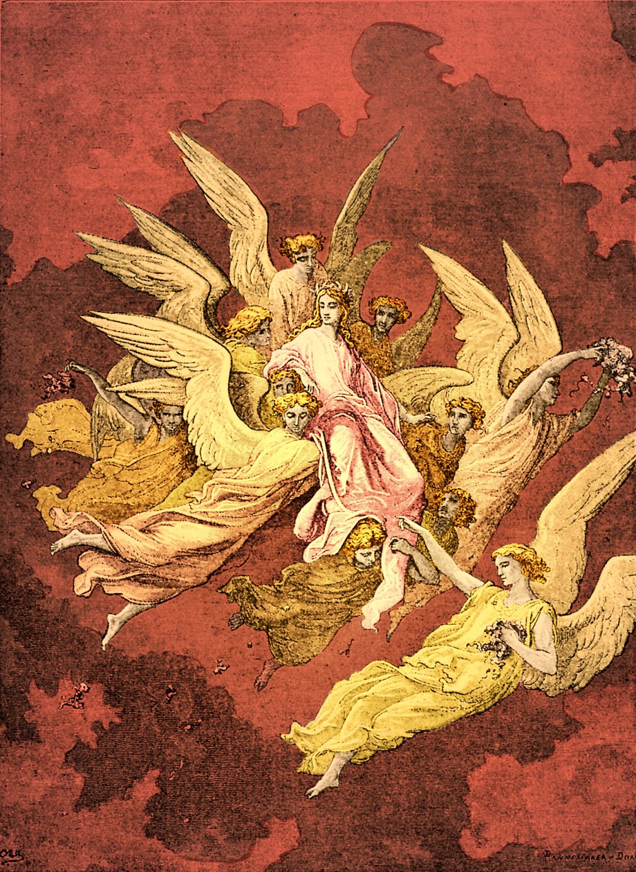 Dantes Purgatório de Gustave Dore