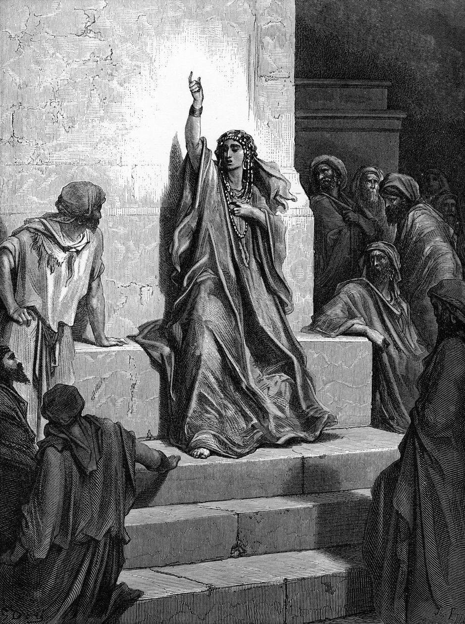 Deborahs canção de triunfo. - Bíblia de Gustave Dore