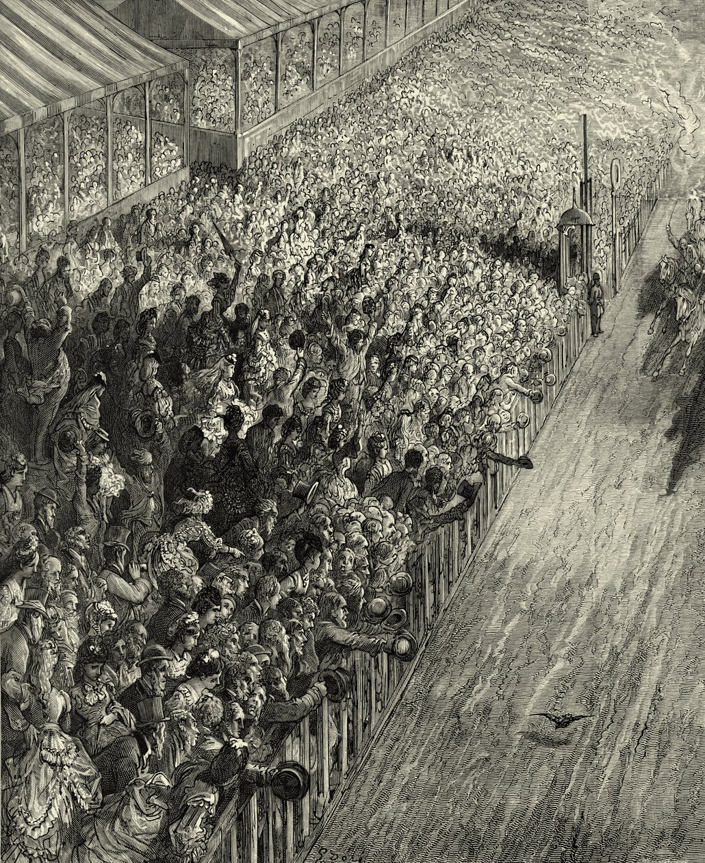 Acabamento vitoriano Derby de Gustave Dore