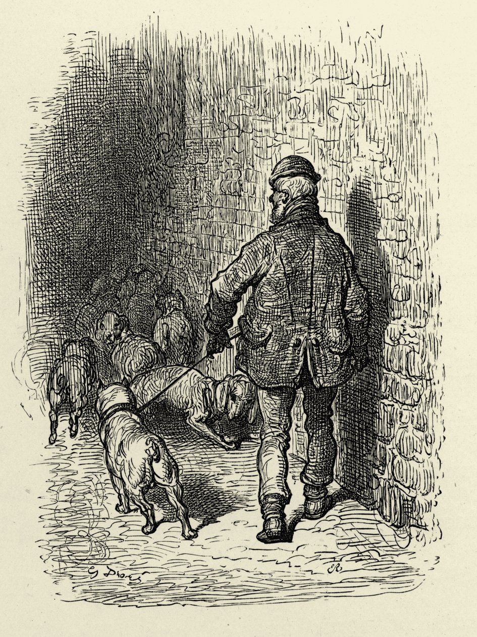 Docas vitorianas de Londres de Gustave Dore