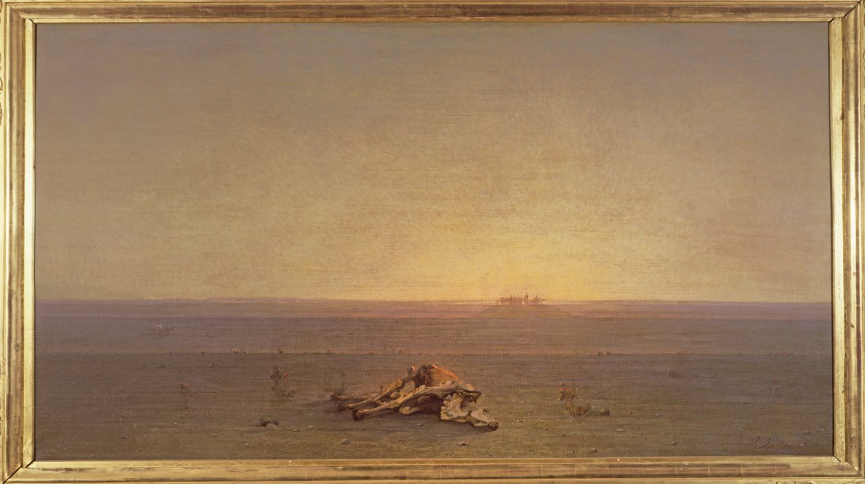 O Saara ou, O Deserto, 1867 de Gustave Guillaumet