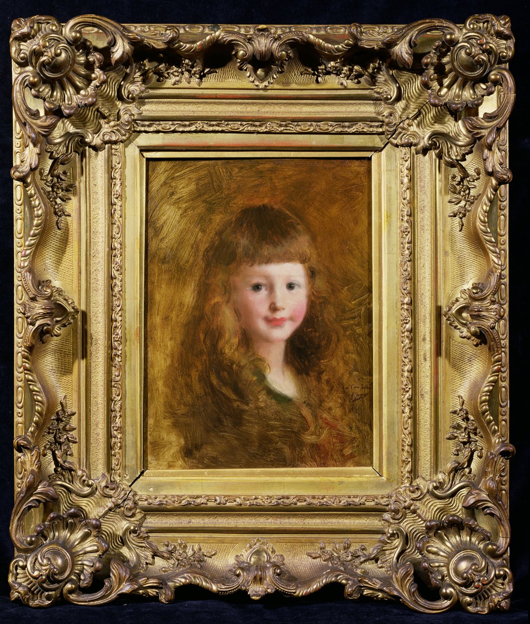 Retrato de uma menina de Gustave Jacquet