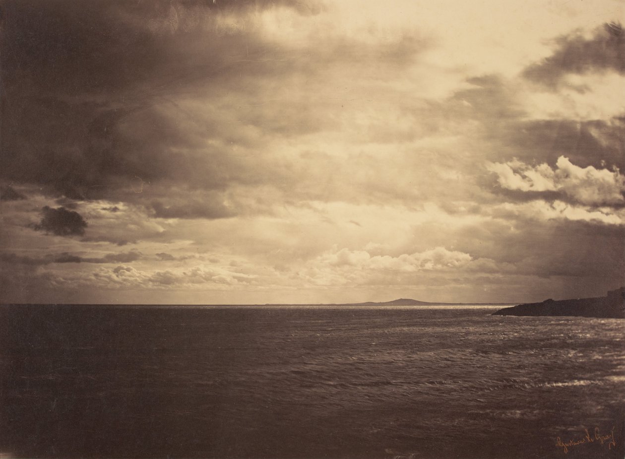 Céu nublado de Gustave Le Gray