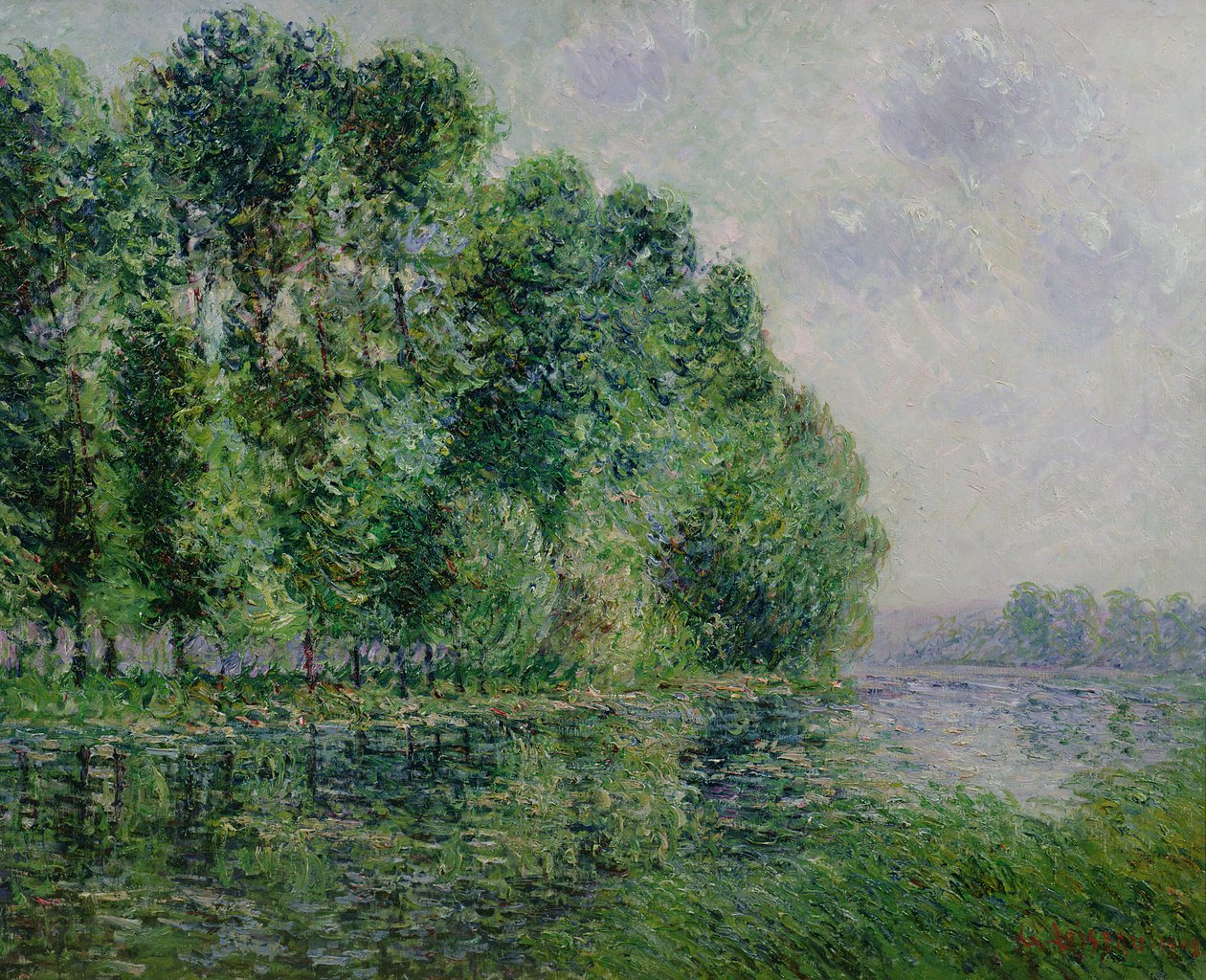 Paisagem à beira-mar de Gustave Loiseau