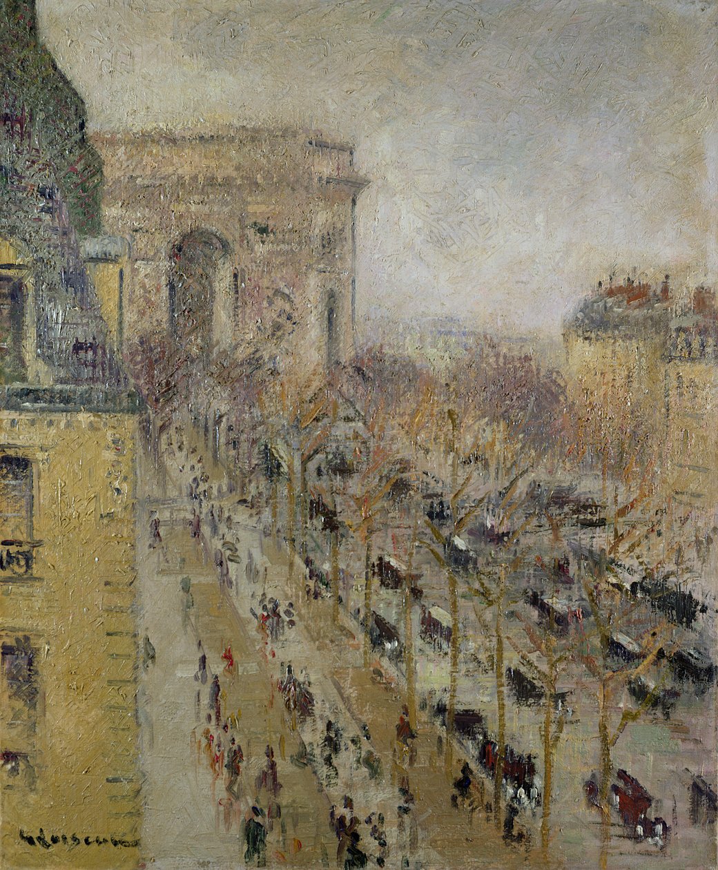 O Arco do Triunfo, 1930 de Gustave Loiseau