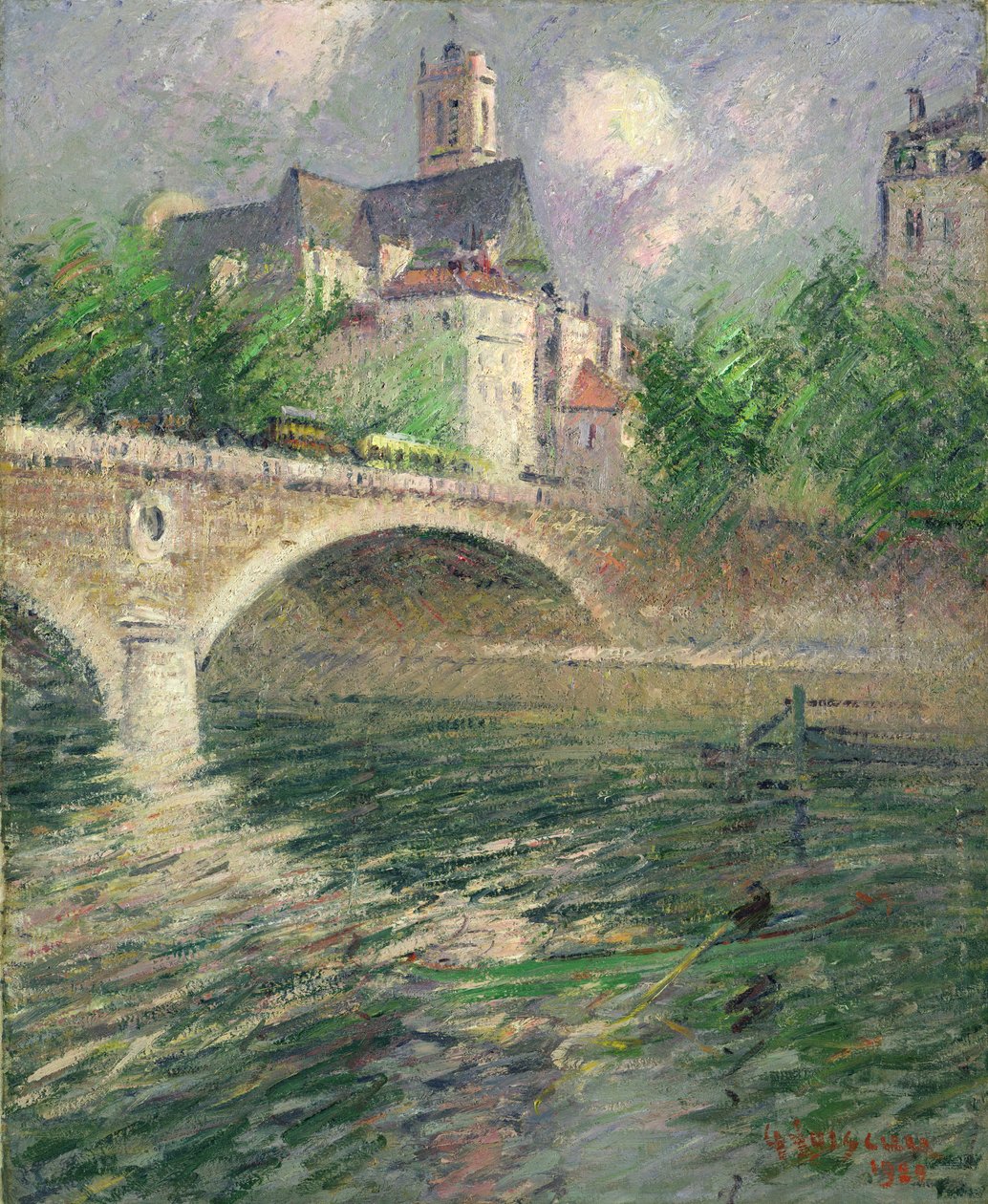 A igreja de St. Gervais, 1920 de Gustave Loiseau