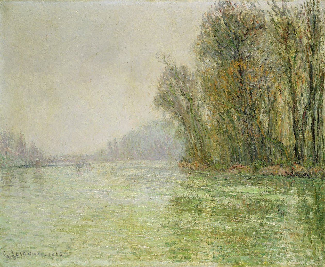 Oise no inverno, 1906 de Gustave Loiseau