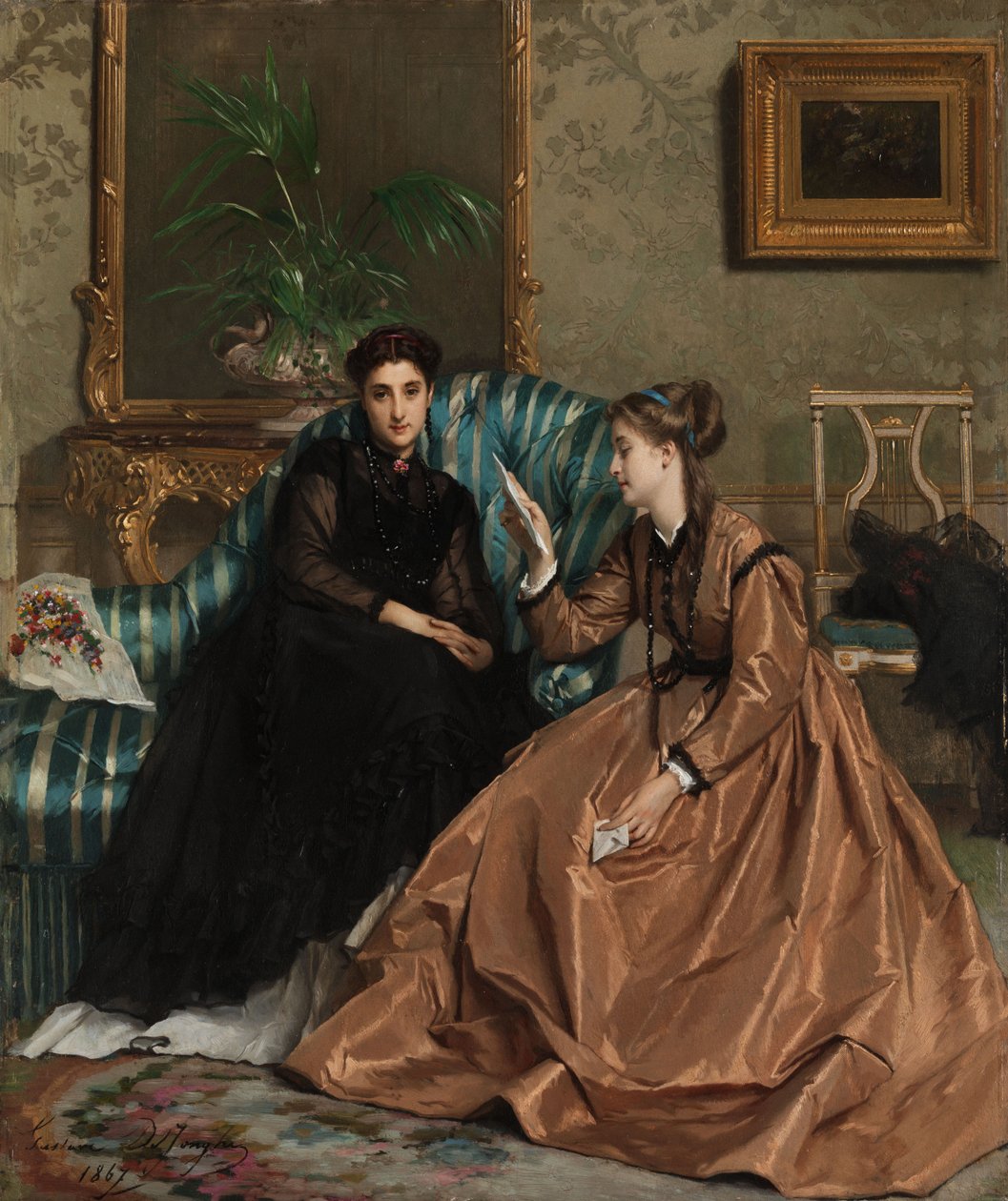 A carta de amor de Gustave Léonard de Jonghe  