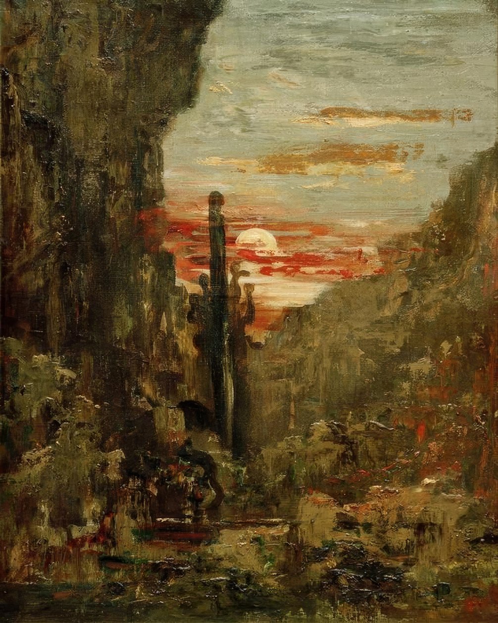 Hércules e a Hidra de Lerne de Gustave Moreau