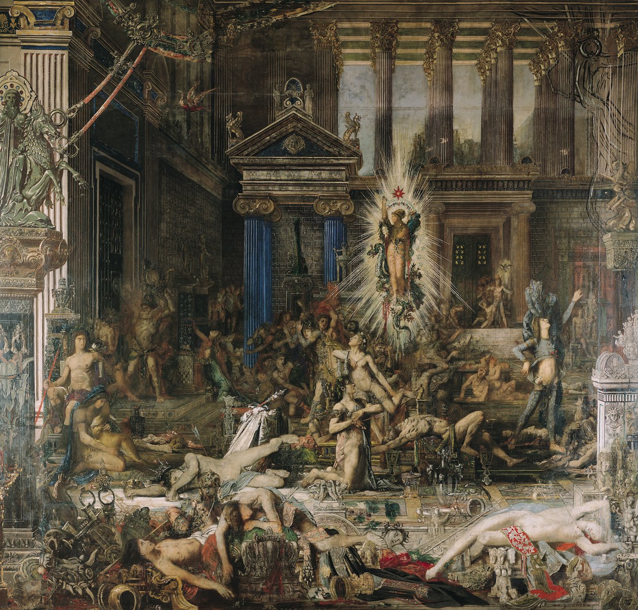 The Pretenders, 1862-98 de Gustave Moreau