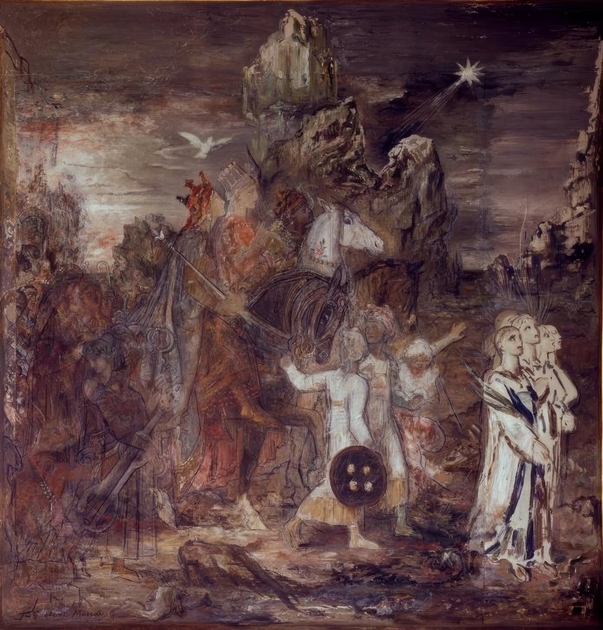 Os Três Reis de Gustave Moreau