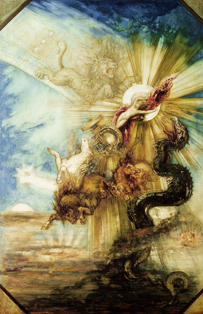 A queda de Phaethon de Gustave Moreau