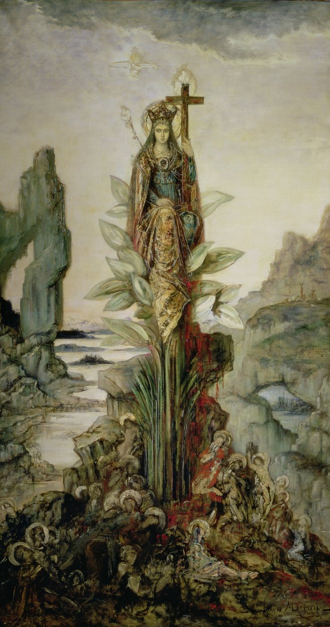 A flor mística de Gustave Moreau