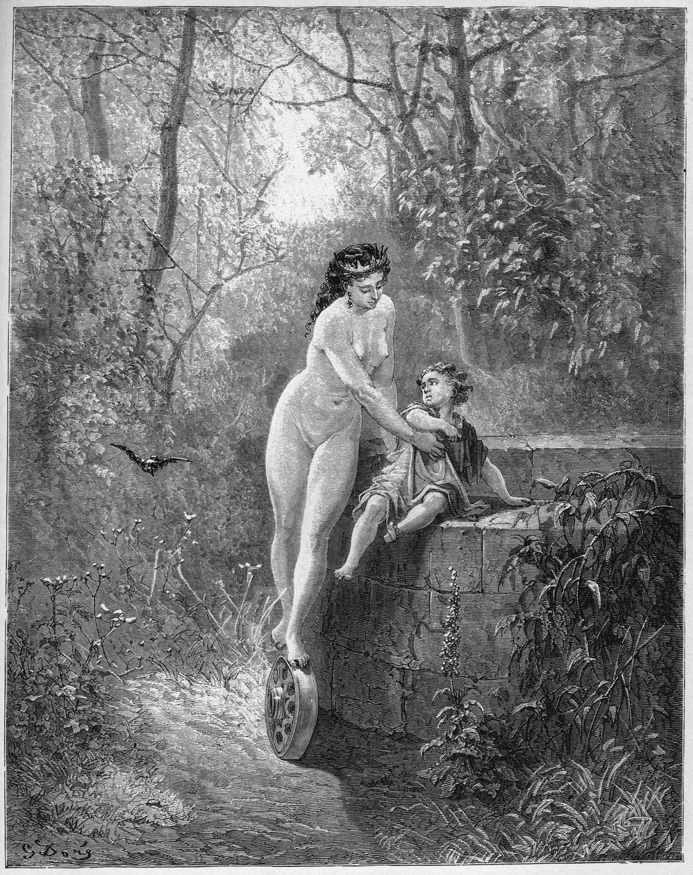 La Fortune et le jeune Enfant - A Deusa Fortuna salva a Criança do Poço - de 