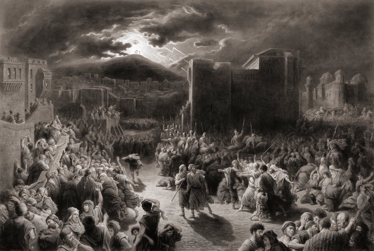 A Crucificação de Cristo de Gustave (after) Dore