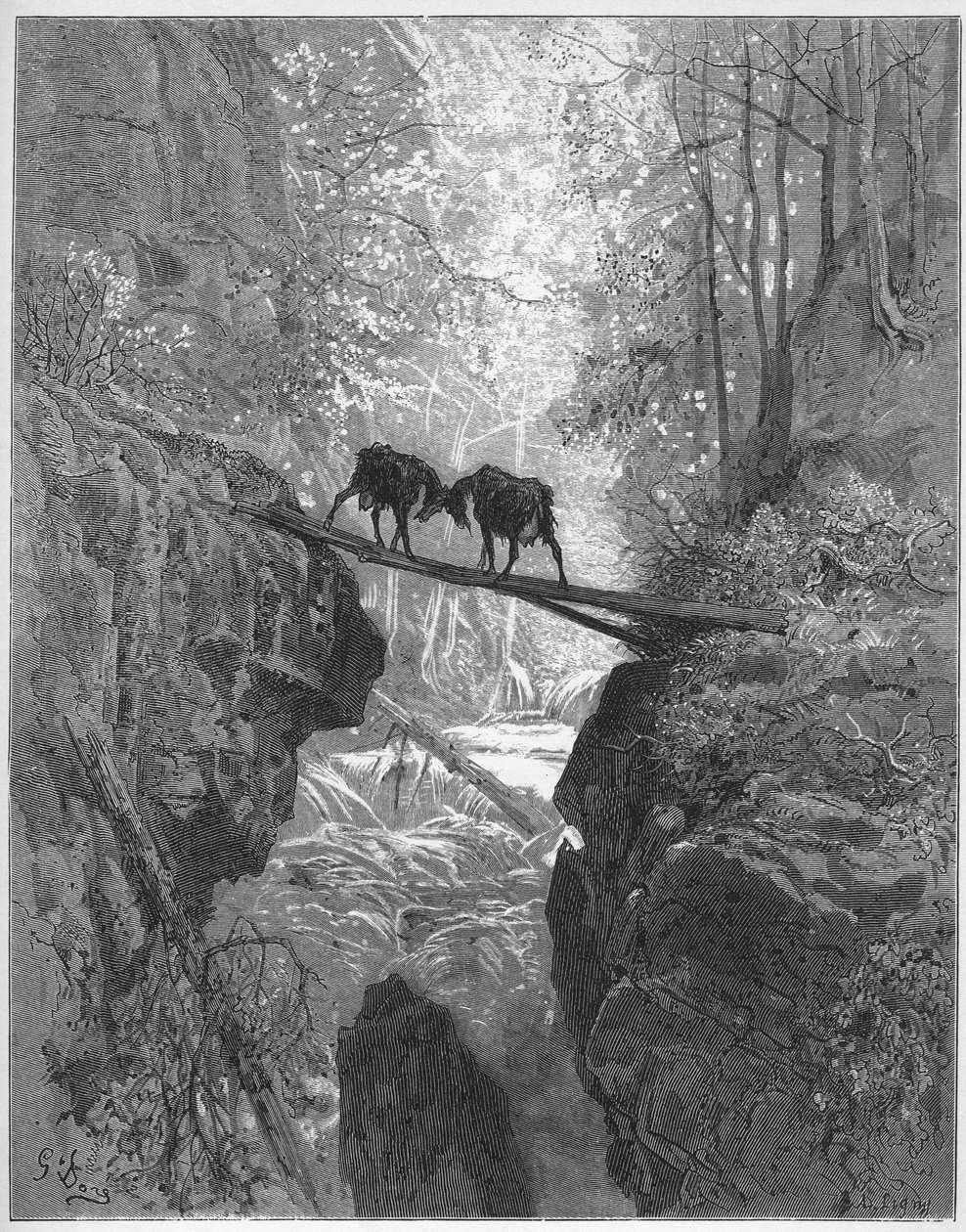 les deux chevres - as duas cabras - de 