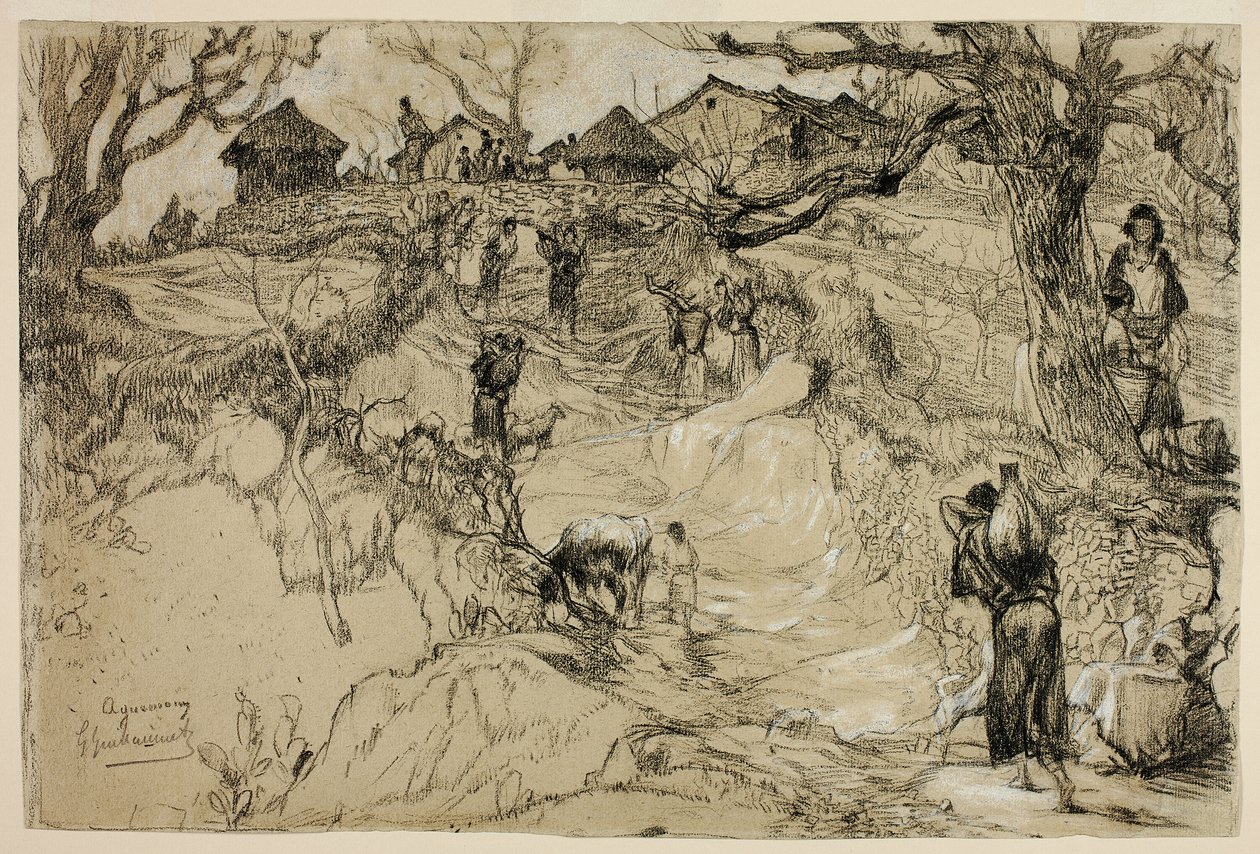 Aquemoun, Argélia de Gustave Achille Guillaumet