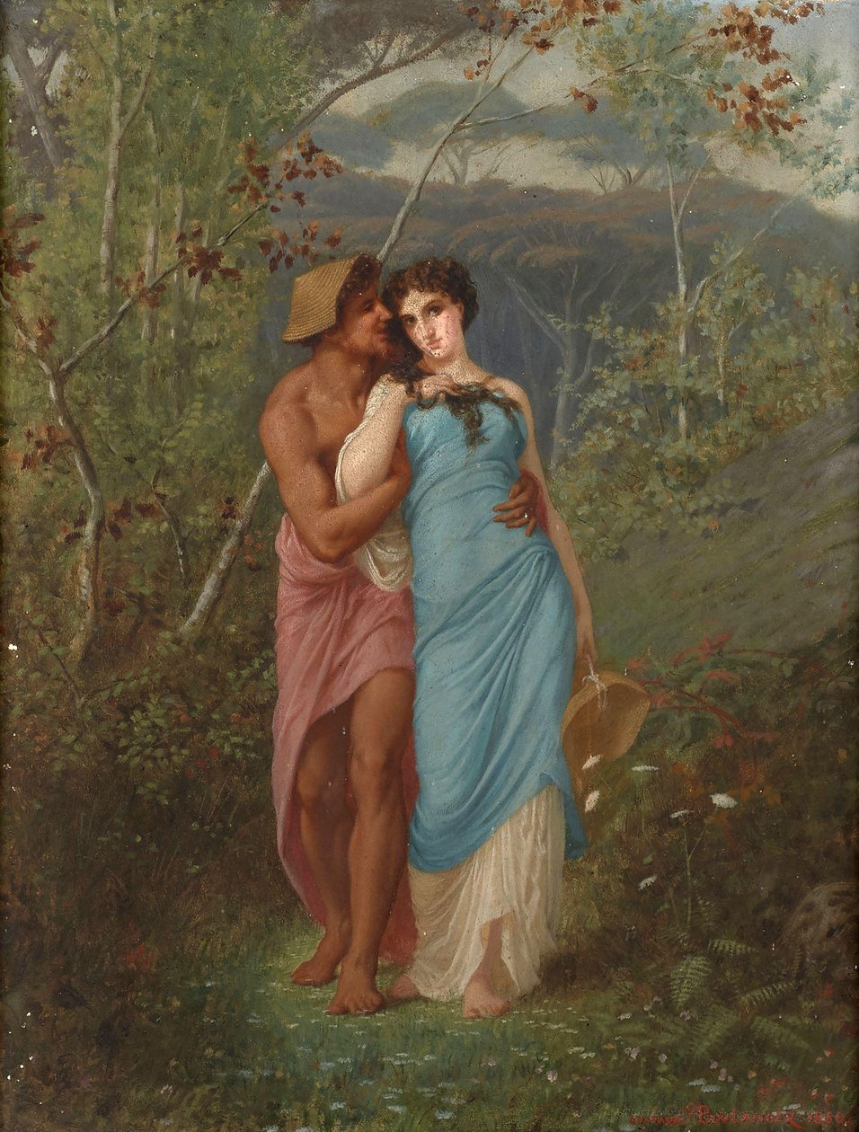 Galatea e o pastor Acis de Gustave Boulanger