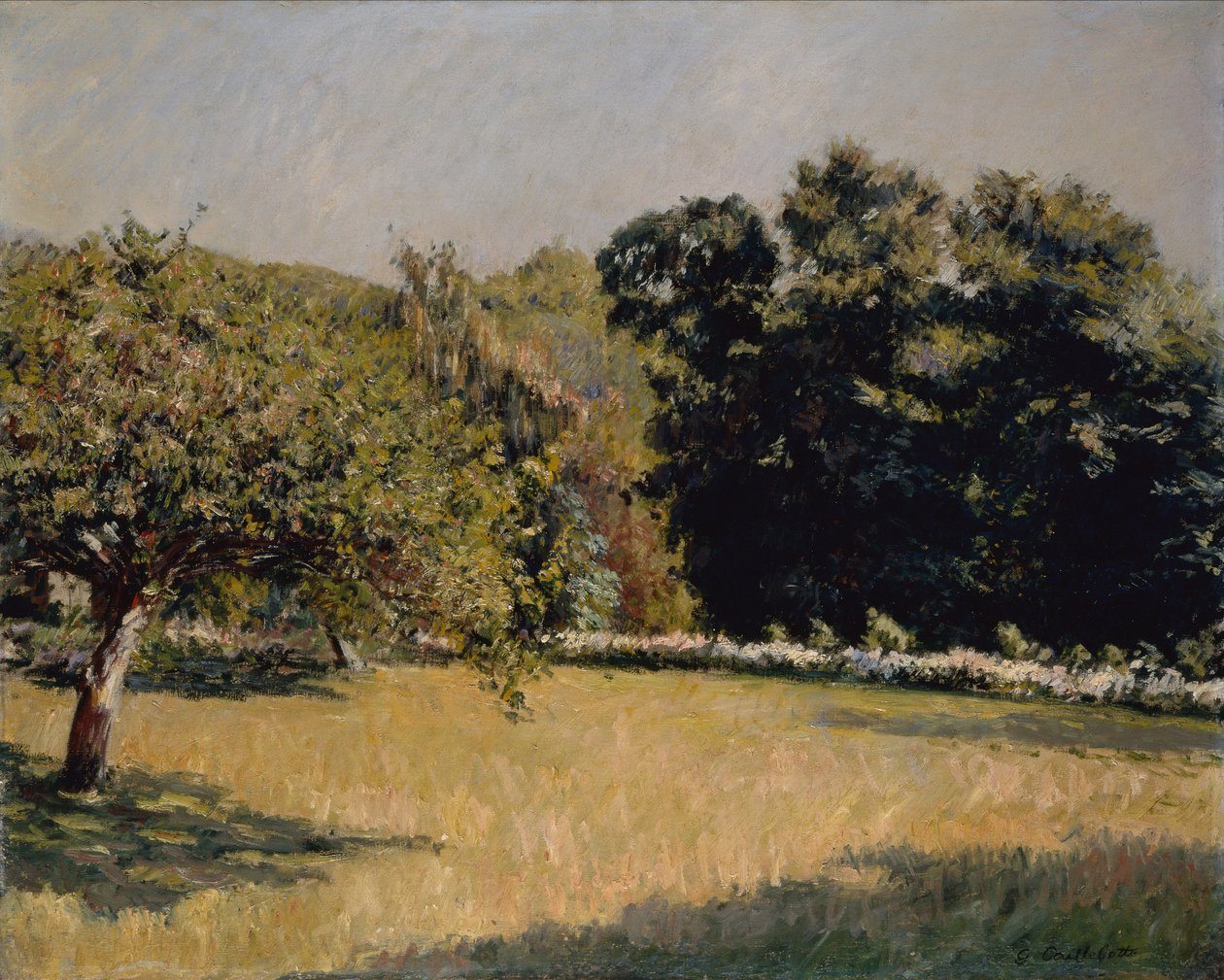 Um jardim em Trouville de Gustave Caillebotte