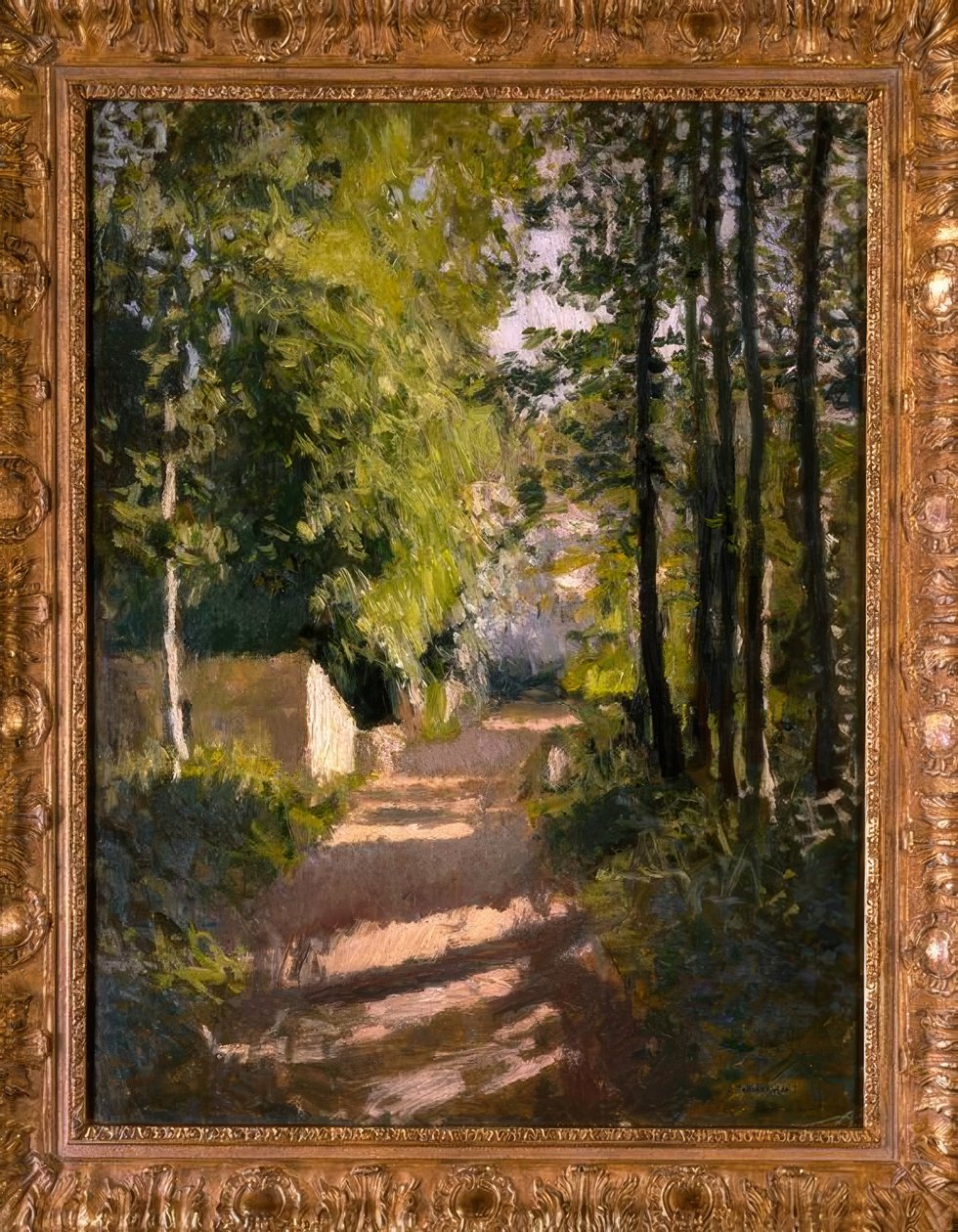 Allée sousbois e Normandia de Gustave Caillebotte