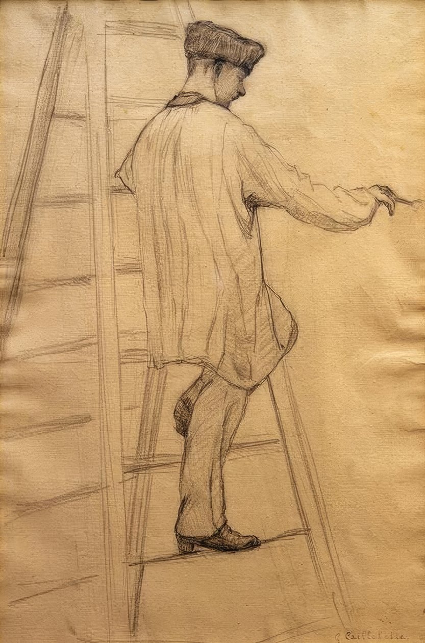 Estudo para pintores de Gustave Caillebotte