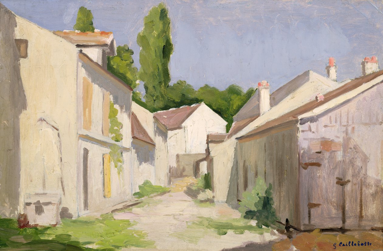 O Clos des Abbesses, Yerres, Essonne, antes de 1879 de Gustave Caillebotte