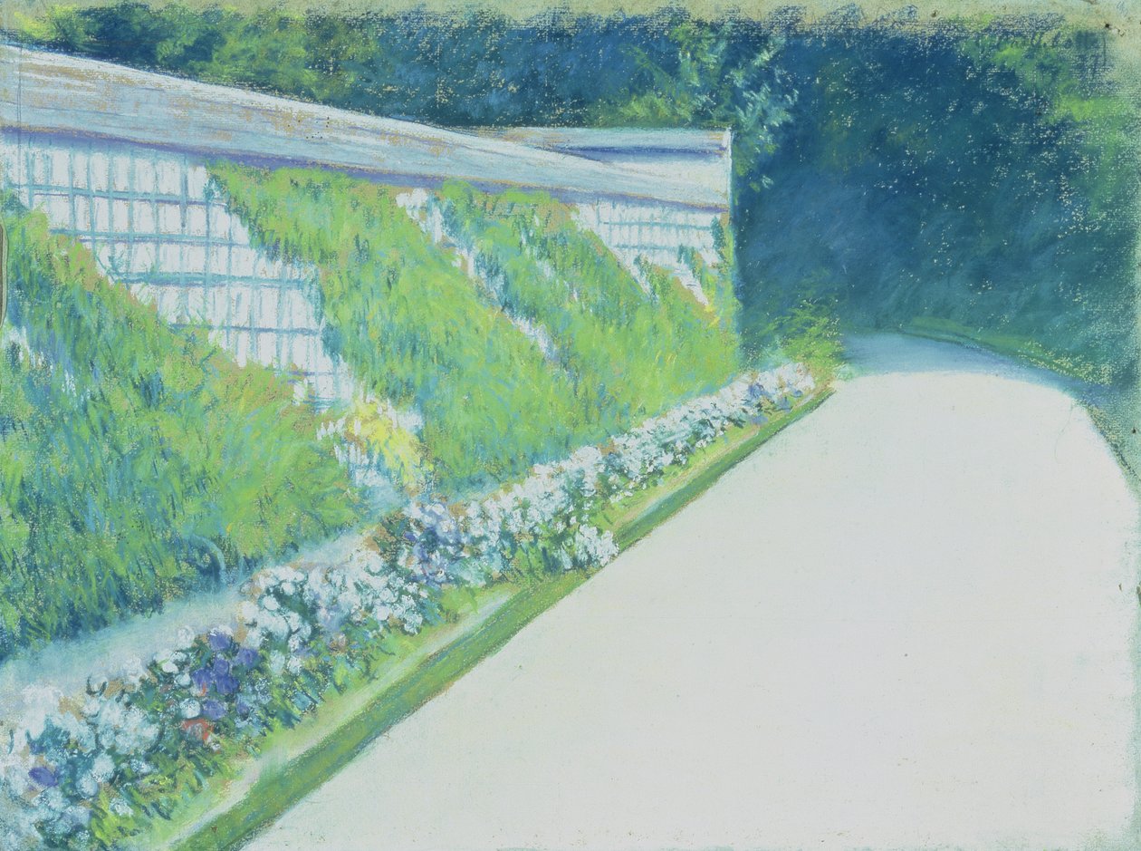 A Parede da Horta, Yerres de Gustave Caillebotte