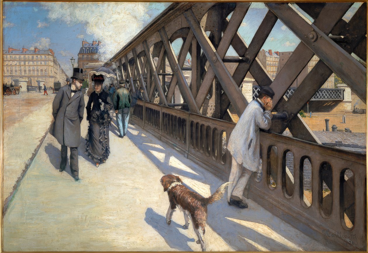 A ponte da Europa de Gustave Caillebotte