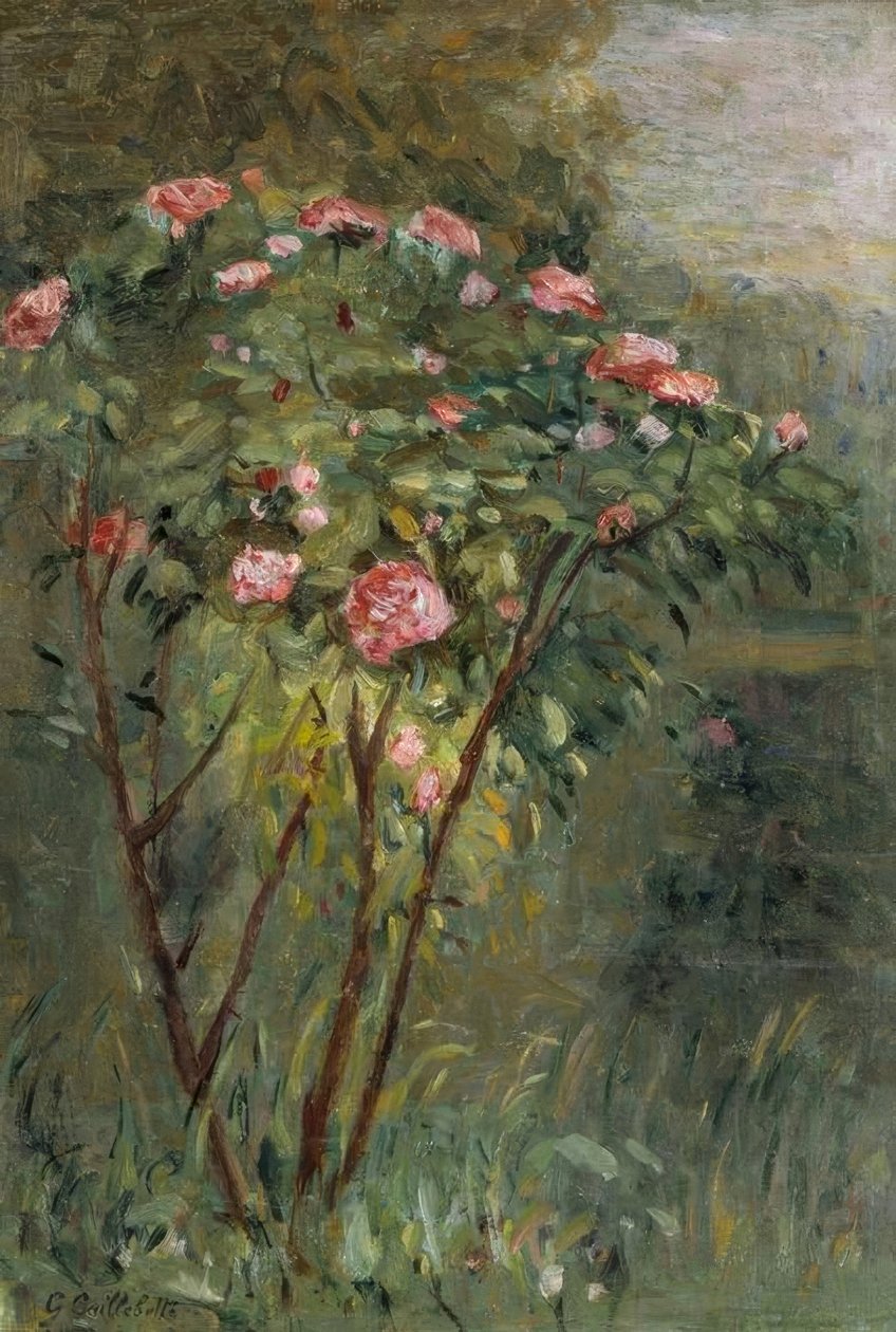 A roseira de Gustave Caillebotte