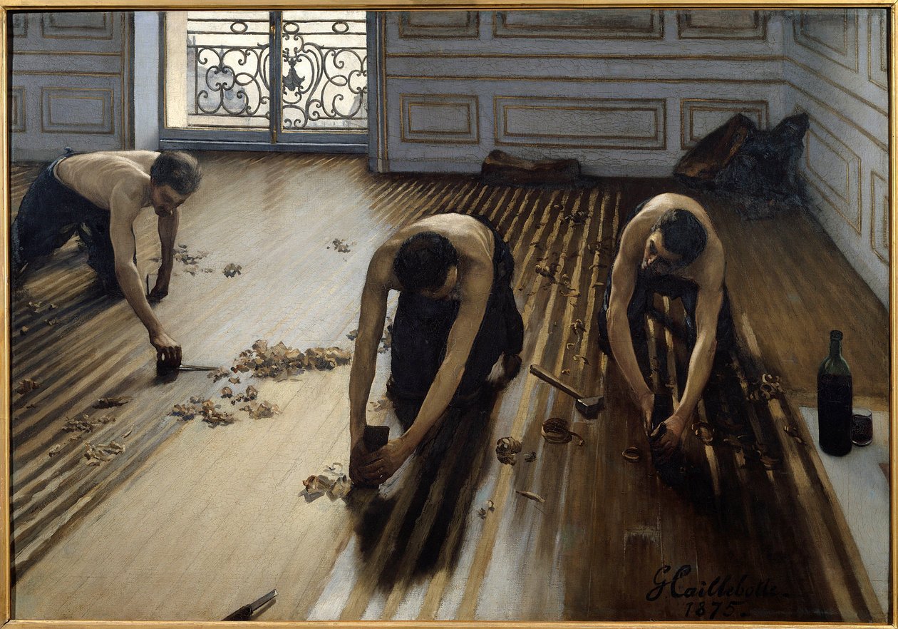 Plainas para parquet de Gustave Caillebotte