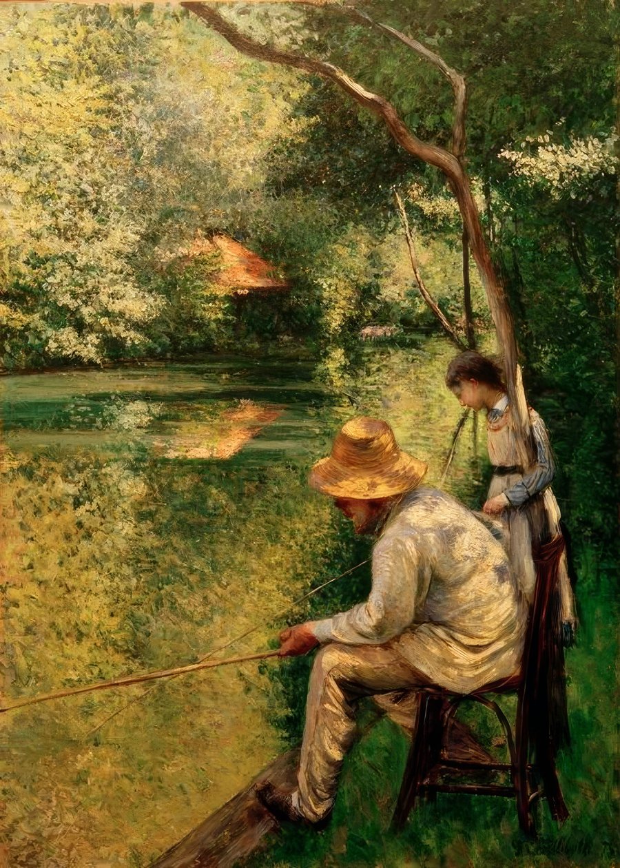 Pesca de Gustave Caillebotte