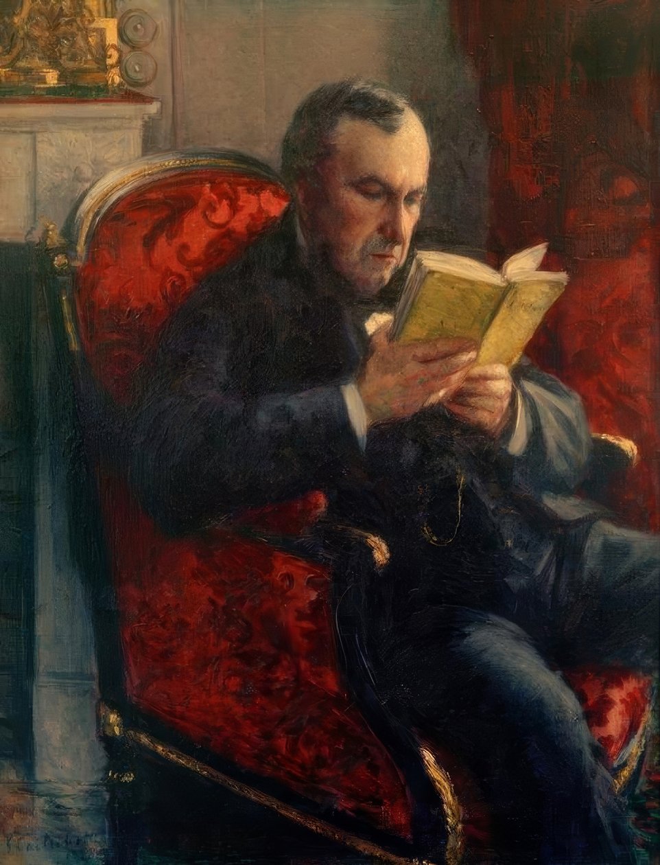 Retrato de Eugène Daufresne de Gustave Caillebotte