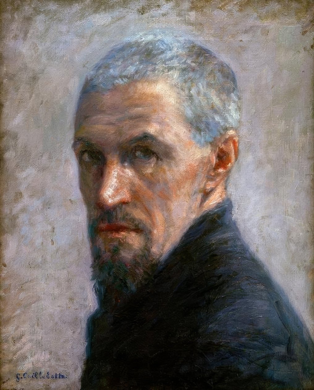 Retrato do artista de Gustave Caillebotte