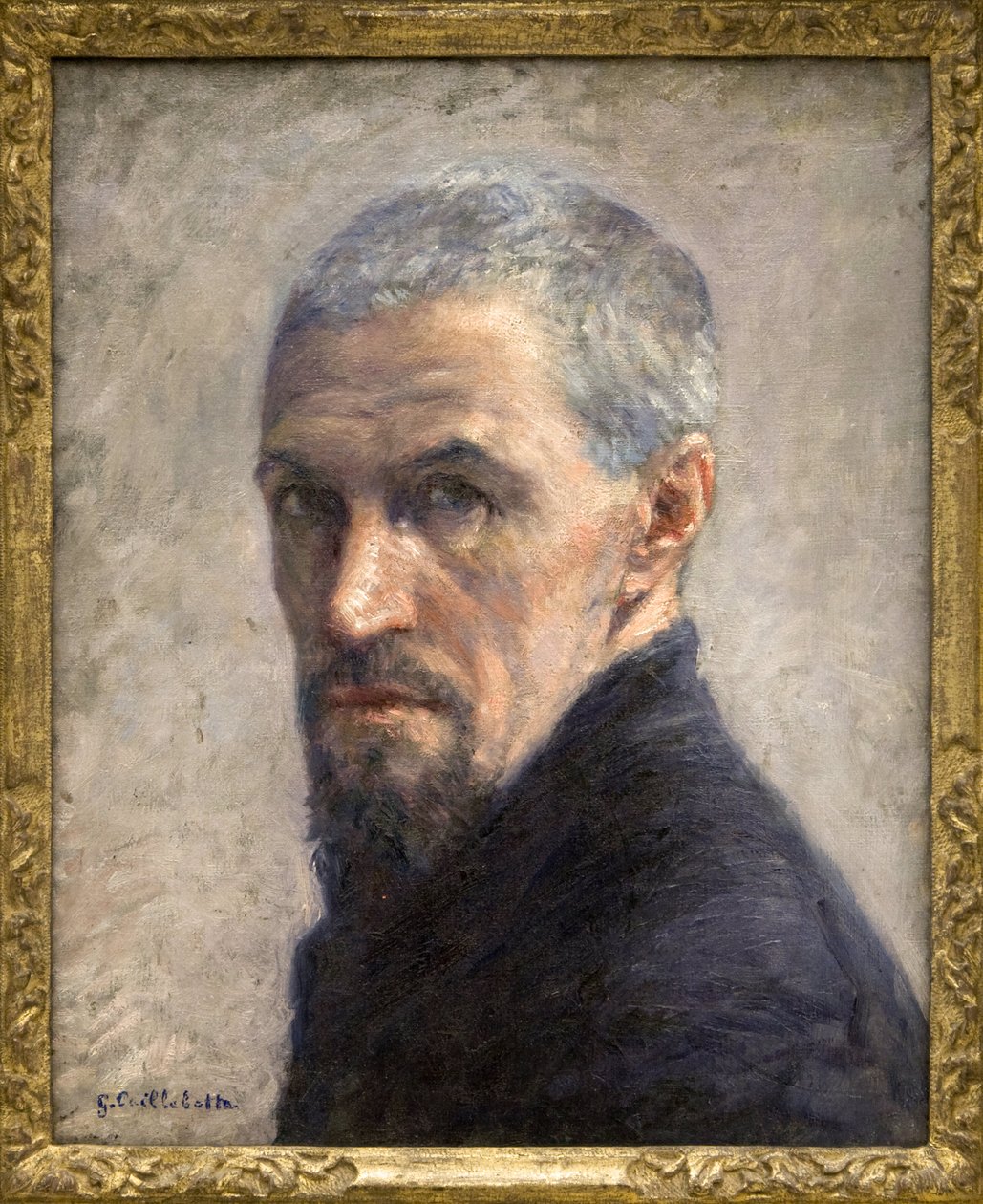 Retrato de Gustave Caillebotte (óleo sobre tela) de Gustave Caillebotte