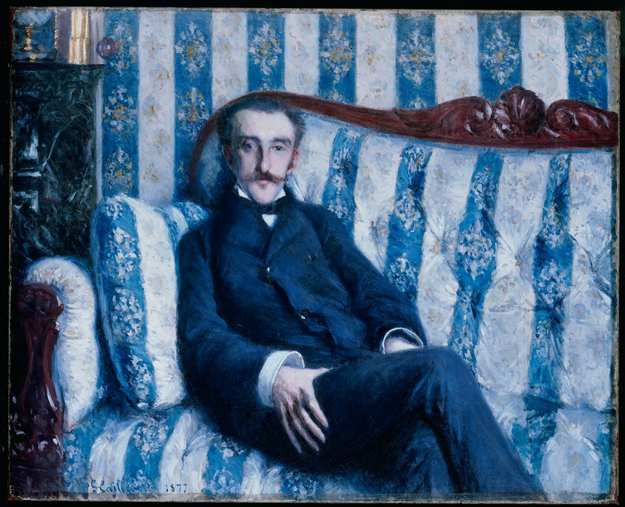 Retrato de Monsieur R., 1877 de Gustave Caillebotte