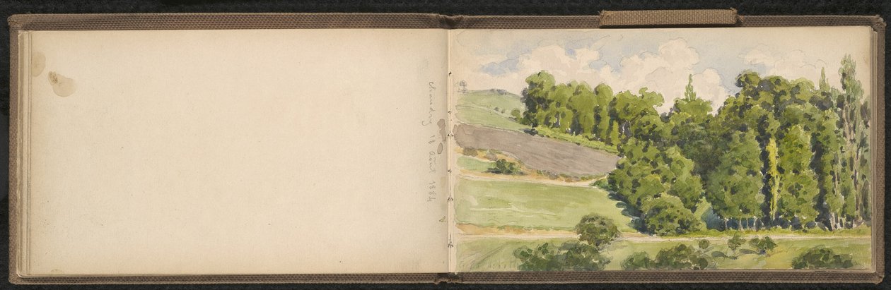 Caderno de esboços de Gustave Caillebotte