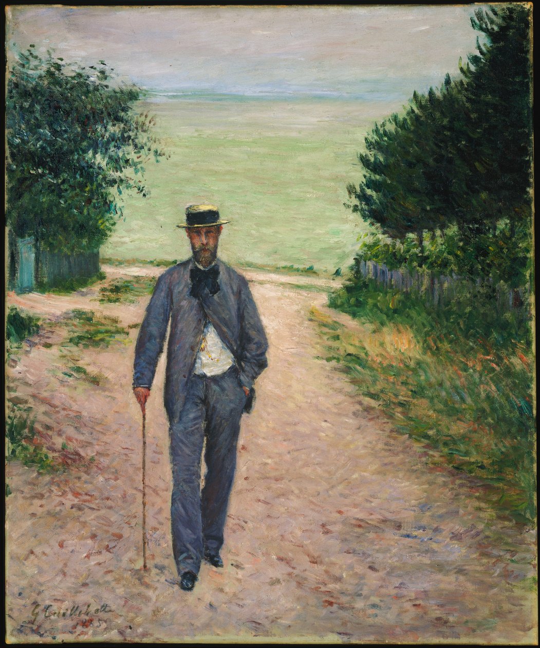 Carrinho à beira-mar de Gustave Caillebotte