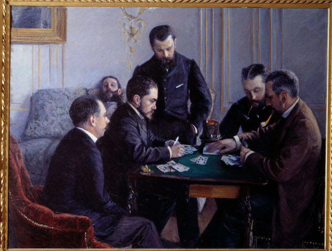A parte besigue. Pintura de Gustave Caillebotte (1848-1894) de Gustave Caillebotte