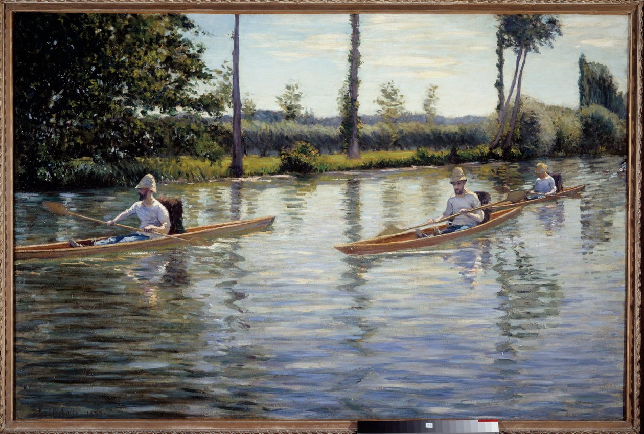 As perissoires. Quadro de Gustave Caillebotte de Gustave Caillebotte