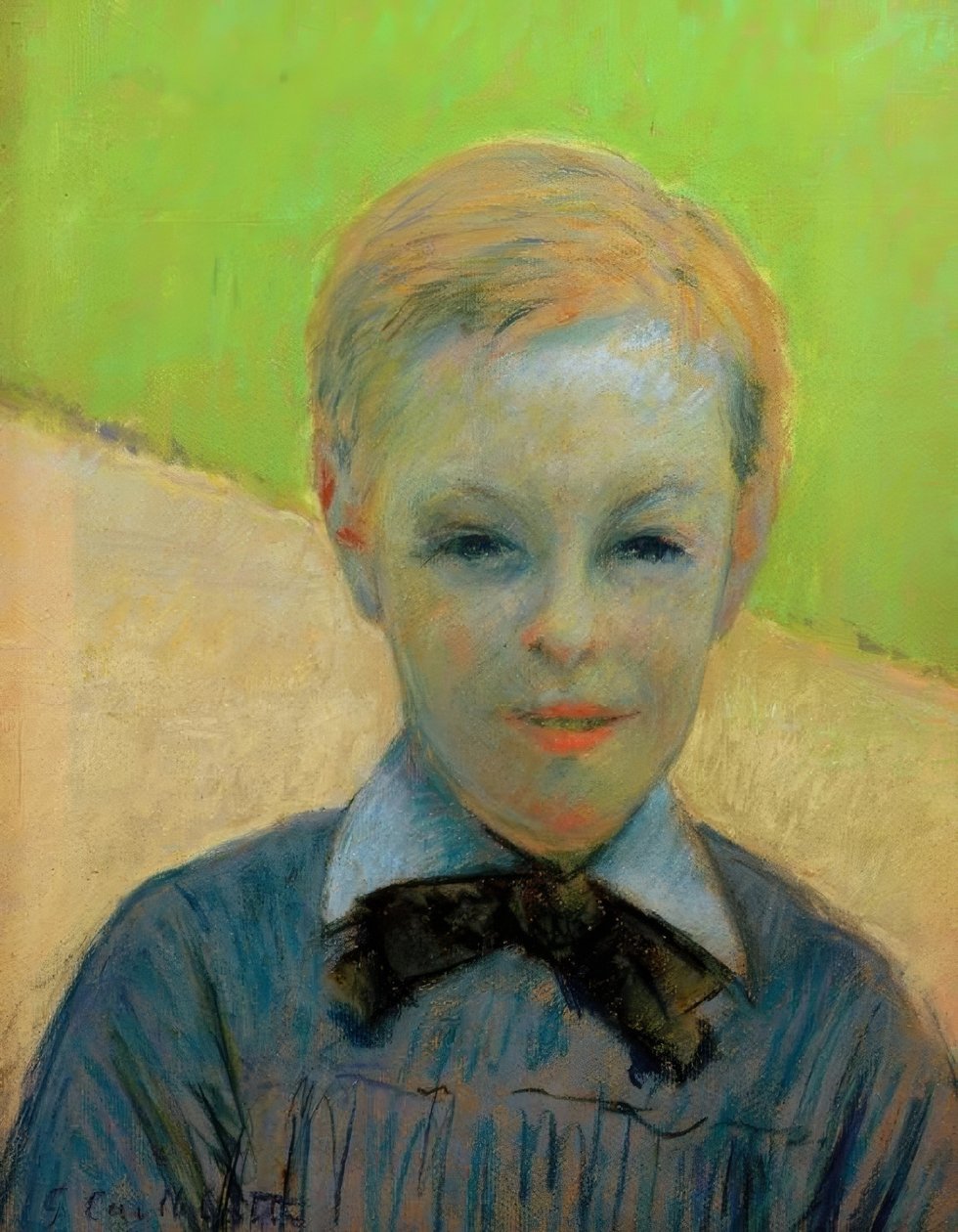 Cabeça de uma criança, também chamada Retrato de Camille Daurelle de Gustave Caillebotte