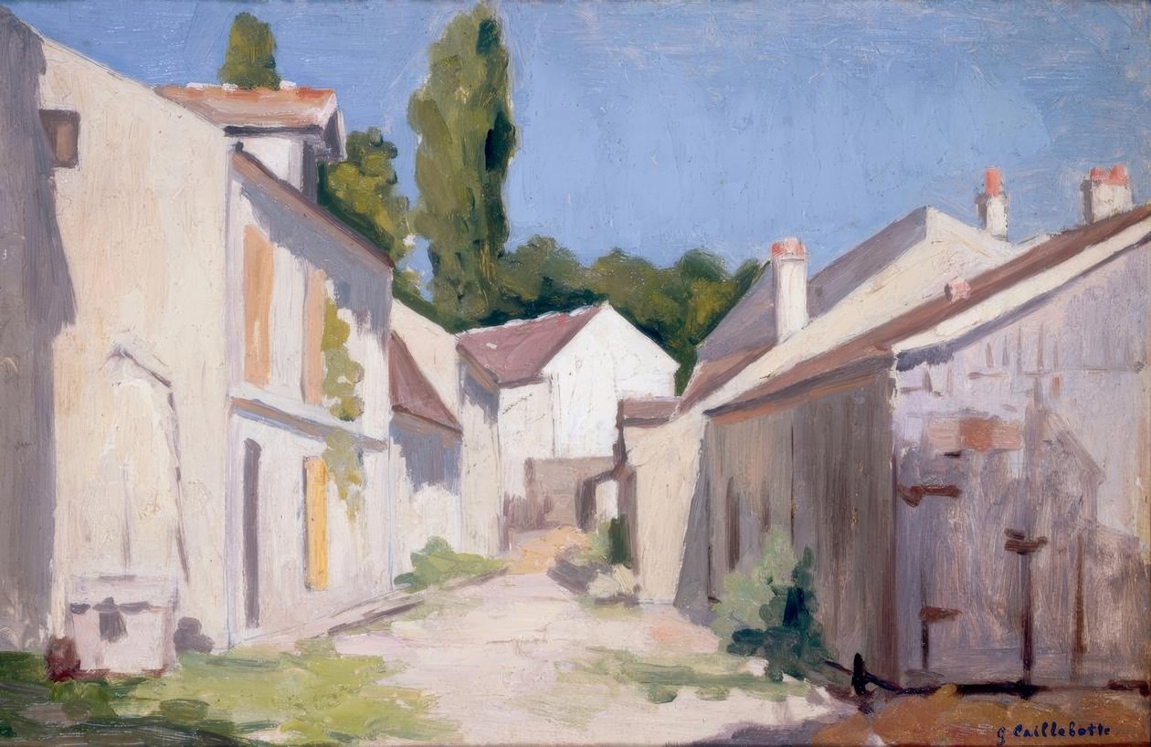 Um caminho para Yerres de Gustave Caillebotte