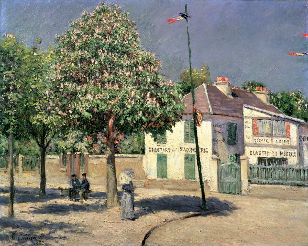 Caminhe em Argenteuil, 1883 de Gustave Caillebotte
