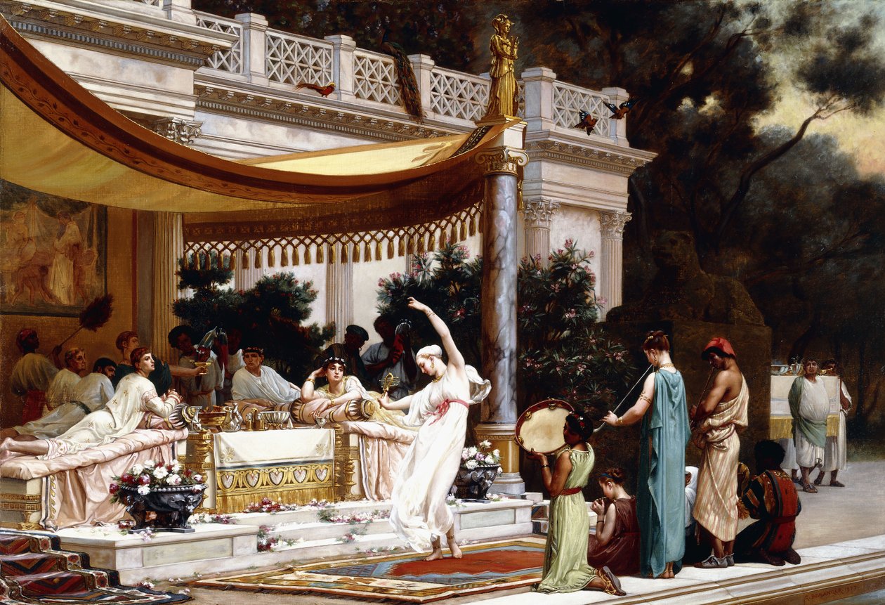 Horas agradáveis na casa Lucullus, 1977 de Gustave Clarence Rodolphe Boulanger